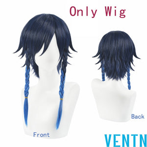 Genshin Impact Venti Cosplay Costume Uniform Wig shoes Cosplay Anime