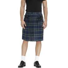 Load image into Gallery viewer, Men Scotland Kilt Traditional Plaid Belt Pleated Bilateral Chain Gothic Punk Hip-hop Avant Garde Scottish Tartan Trousers Skirts
