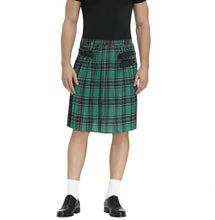 Load image into Gallery viewer, Men Scotland Kilt Traditional Plaid Belt Pleated Bilateral Chain Gothic Punk Hip-hop Avant Garde Scottish Tartan Trousers Skirts
